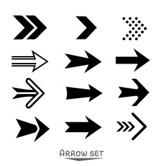 arrow icons set