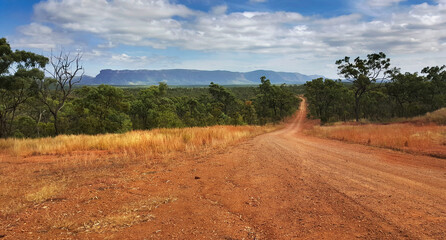 Scenic Outback Road Landscape