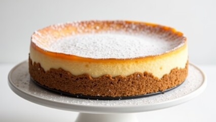 Classic Cheesecake With Powdered Sugar