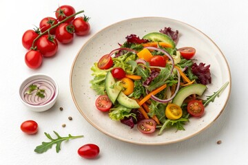salad with vegetables