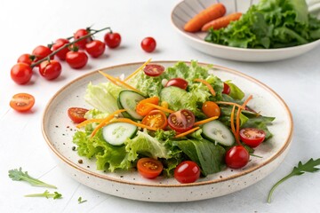 salad with vegetables