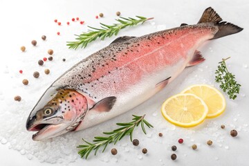 fresh fish with lemon