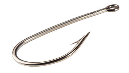 fishing hook isolated on white background