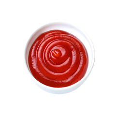 Tomato Ketchup Photography Luscious Swirl, Hypnotic Red & Monochrome Harmony – Minimalist Food Art, Top-View