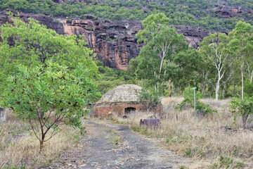 Scenic Landscape with old Historical Structure
