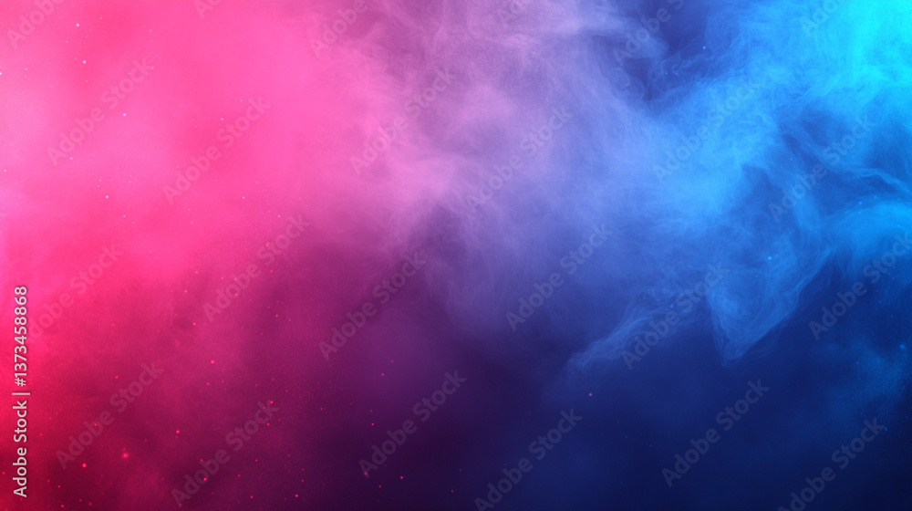 Aufkleber dynamic colorful smoke flowing in a studio environment abstract visual art concept high-contrast bac