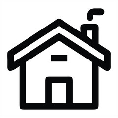 home vector silhouette vector style