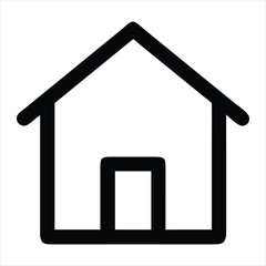 home icon silhouette vector style
