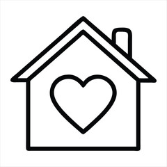home icon silhouette vector style