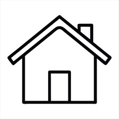 home icon silhouette vector style