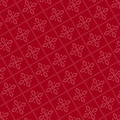 Seamless Pattern of Luxury Red Indian Bandhani