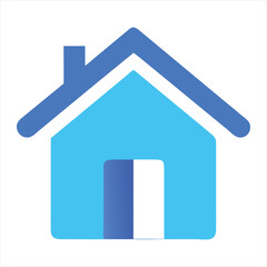  home icon silhouette vector style