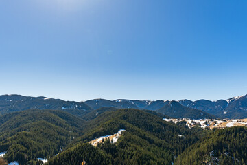 Naklejka premium mountain landscape in the Rodopi mountains