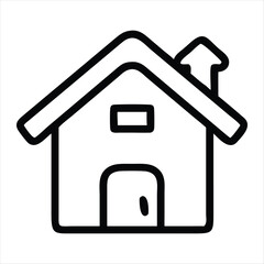  home icon silhouette vector style