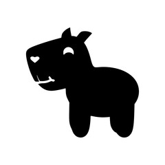 Obraz premium Cute Cartoon Capybara Vector Illustration