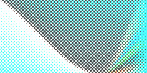 Abstract colorful halftone dot pattern artistic background for creative design textures, seamless gradient halftone dots background pop art trendy design with template texture presentation.