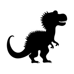 T-Rex Silhouette Vector Graphic