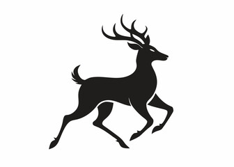 deer silhouette vector