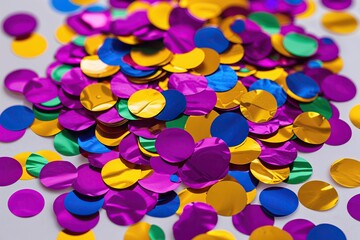 Vibrant Jewel-Toned Confetti for Fun Celebrations and Joyful Events