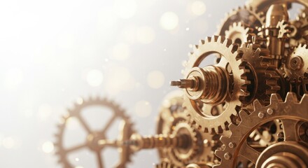 Steampunk Gears with Vintage Look