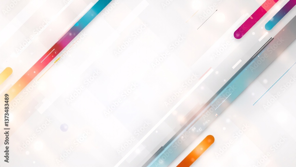 Wall mural abstract background with colorful gradient lines
