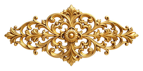 antique gold ornament