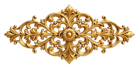 antique gold ornament