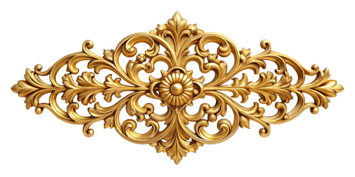 antique gold ornament