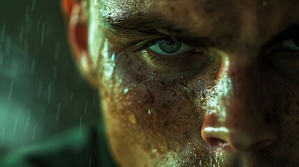 Dramatic Close-Up of a Hollywood Movie Prop