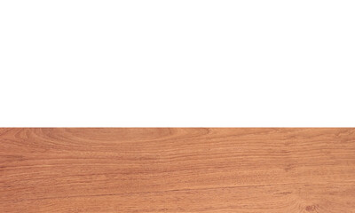 Front view of wooden or wood table PNG transparent.