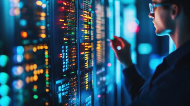 Quantum computing researcher developing quantum algorithms for optimization problems, lab with quantum processors and computational models, Quantum Science style