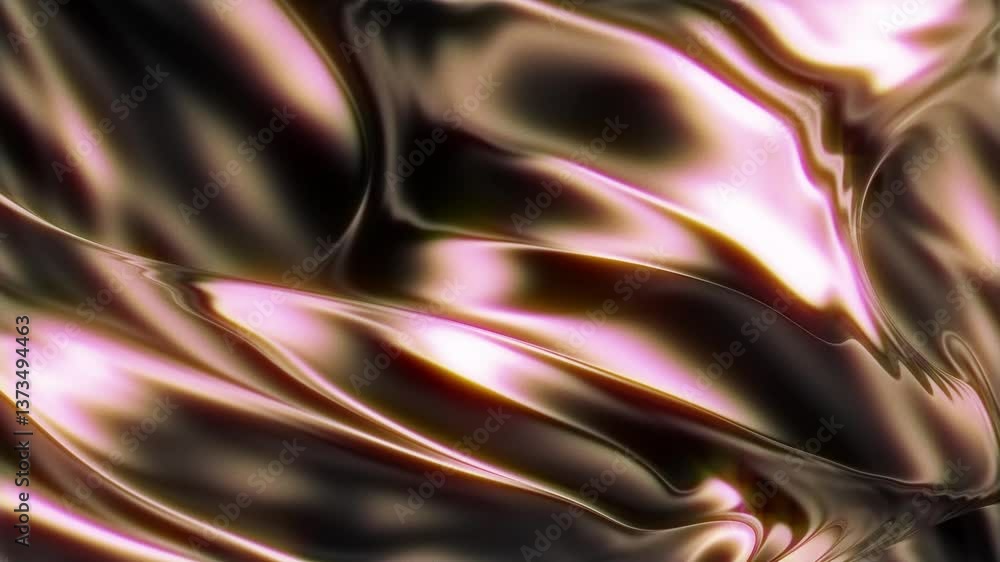 Poster rosegold chromatic background - seamless loop animation background. - closeup shot