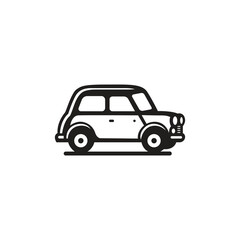 retro car logo template