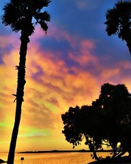 sunset on the beach © Natural