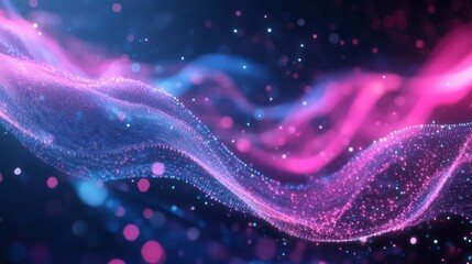 background with swirling light waves