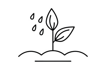 Sprout Growth Plant, Leaves, Water, Soil, Nature, Life, Growth, Seedling, Environment, Ecology