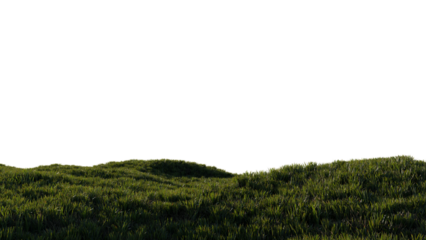 green grass landscape horizon 3d png hill high quality rendering background wallpaper illustration	

