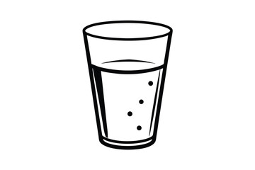 Simple Glass of Water Refreshing Drink, Clear Liquid, Thirst Quencher