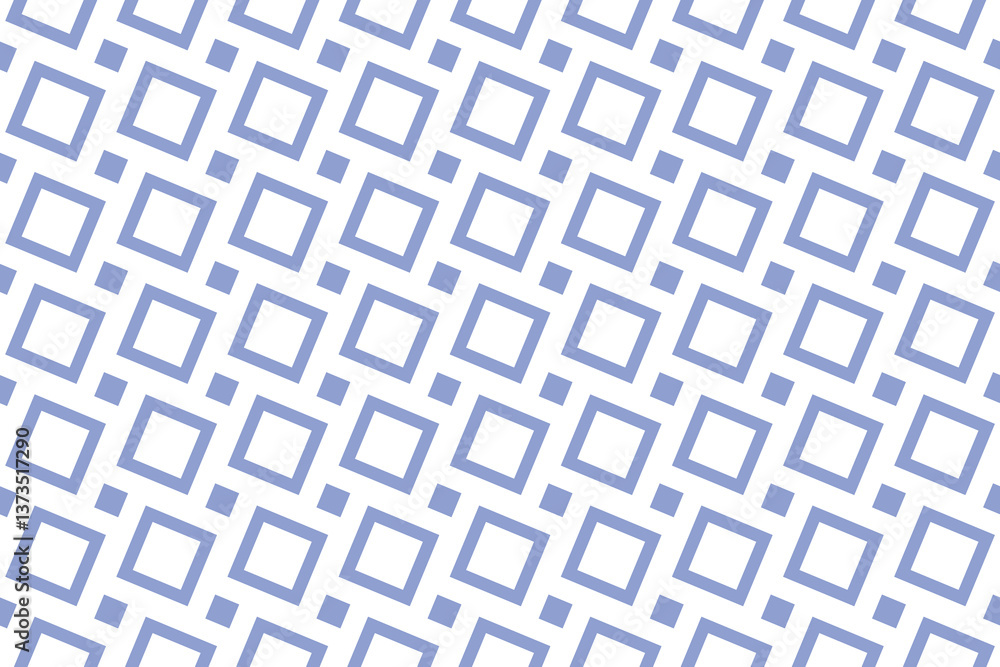 Leinwandbilder abstract geometric pattern. a seamless vector background. white and blue ornament. graphic modern pa