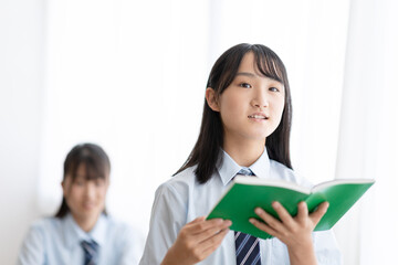 Fototapeta premium 授業中の学生