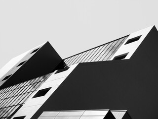 Architecture details Modern building Facade window void Shade shadow lighting