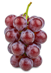 Fresh Red Grapes with Water Droplets