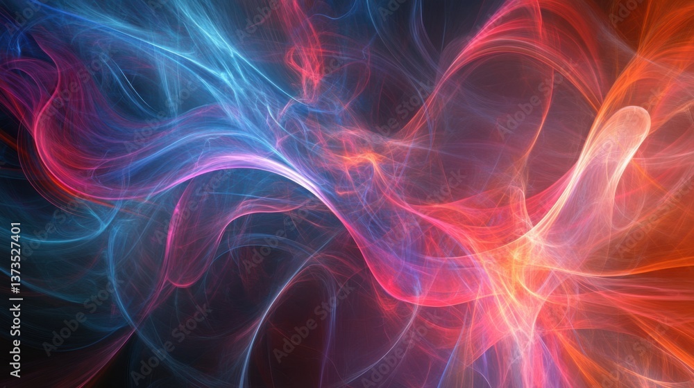 Poster digital particles wave and light abstract background with swirling digital waves, high resolution