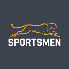 Sportsmen fashion logo 