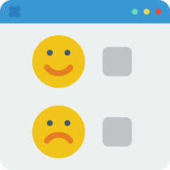 feedback Illustration on a white background.