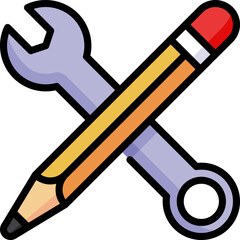 pencil Illustration on a white background.