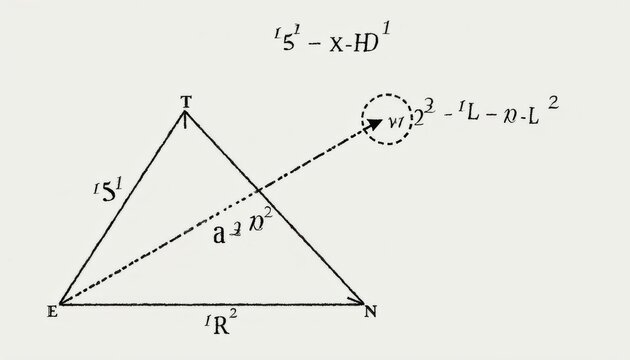 Abstract expression of geometric shapes