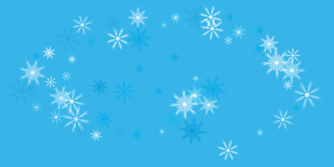 winter background with snowflakes