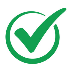 Check mark icon vector illustration