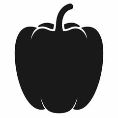bell-pepper-silhouette-with-white-background